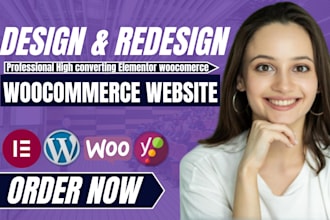 design, clone woocommerce website redesign ecommerce website with elementor pro