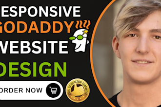 build responsive godaddy website godaddy website design redesign godaddy website