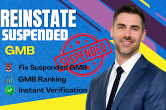 fix and reinstate suspended google my business listing and gmb map