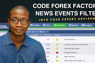 code forexfactory news events filter in expert advisor ea mt4 mt5 mql4 mql5