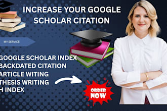 write and publish an article in peer reviewed journal indexed by google scholar