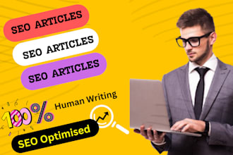 be an SEO content writer, an article writer, and a blog post writer