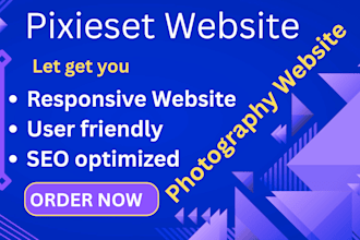 be your pixieset website designer for photo business