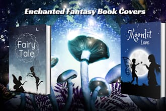 design stunning fantasy, children and thriller book covers