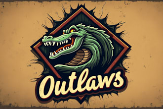 do unique crocodile logo with unlimited revision
