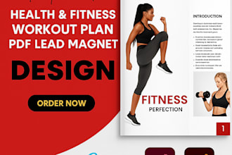 design canva health fitness ebook lead magnet canva ebook design lead magnet