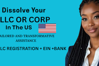 register amend terminate or dissolve US llc or corporation with the state