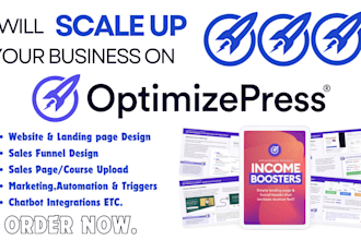 do all task on optimizepress 3, thrive theme, thrive apprentice thrive architect