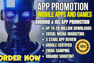 ios android mobile app promotion game dating app install marketing google ads
