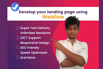 design a luxury, premium, modern, responsive custom 3d animated webflow website