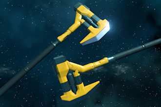 3d weapon design for your adventure film and video game,3d game asset,rendering