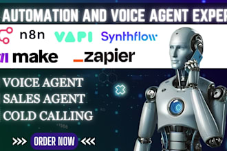build ai voice agents automate workflows with n8n vapi make zapier n8n expert