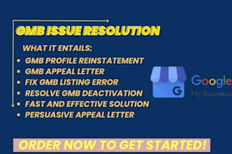 fix gmb suspension, reinstate and fix suspended gmb, gmb reinstate unsuspend gmb