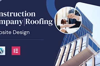build your construction, plumbing or any service business wordpress website