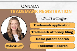 be your licensed trademark attorney, do canada  trademark search, patent check