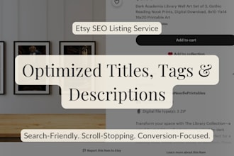 optimize your etsy listing to improve SEO and boost sales