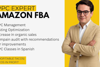 set and manage your amazon PPC and amazon fba PPC ads