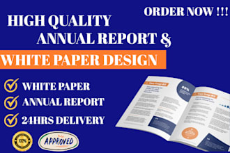 write and design whitepaper, blockchain, nft, crpto white paper, company profile