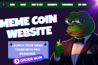 meme coin website, memecoin website, crypto website, pepe website