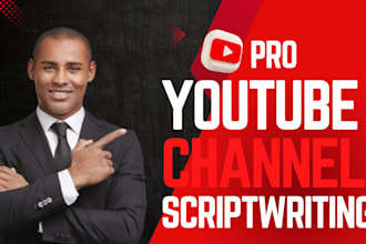 be your youtube script writer and do scriptwriting for your cash cow videos