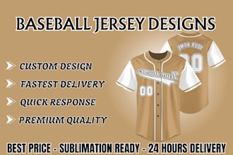 create a custom 3d sublimation baseball jersey design for your team or brand