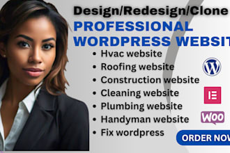 design handyman, hvac, construction website, plumbing website, painting website