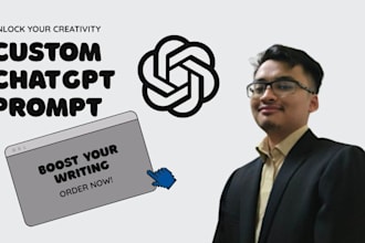 write for you custom writing prompt using chatgpt