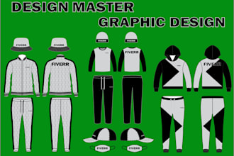 design custom tracksuits and streetwear for your  clothing brand