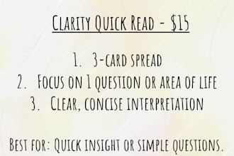 let the cards speak to you within 24hrs