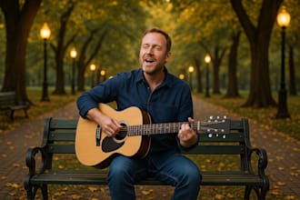 produce topline contemporary soulful gospel music as a male vocalist