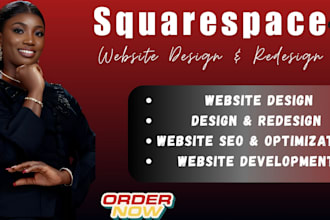 design redesign modern squarespace website website development SEO