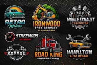 create a awesome racing and professional automotive logo design