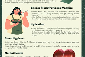 design professional medical posters for clinics and health campaigns