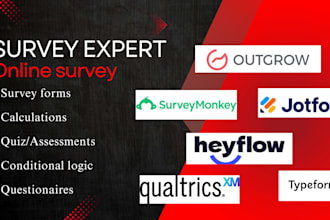 design survey and forms on outgrow  jotforms  tally heyflow limesurvey