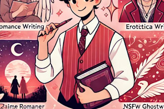 write custom romance, erotica, and nsfw fanfiction including anime or fantasy