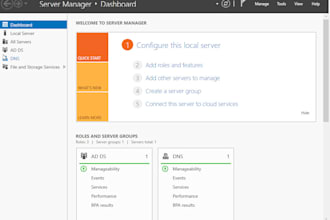 install configure microsoft server active directory