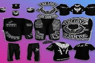 create custom fivem vests and kuttes for gta