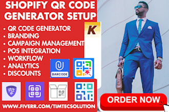 setup shopify super qr code qodevault qrpro o2o shopcodes barcodeator square k