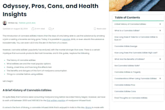 create a cannabis article to entertain and educate readers