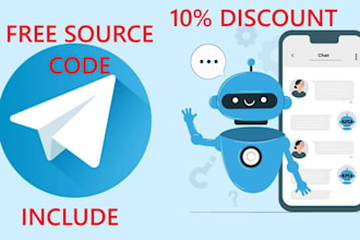 create telegram bot for you with source code free