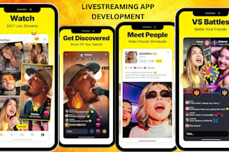 develop a video streaming app streaming website live streaming app video app