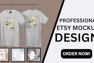 etsy mockups for digital planners journals tshirts  books 3d book cover mockups