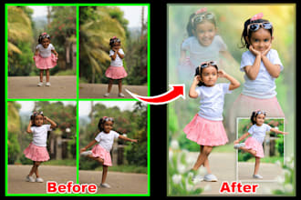 merge and mix multiple photos for stunning photo compositing