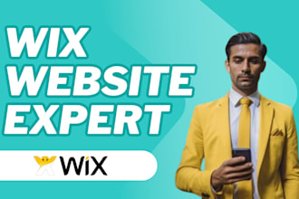 be your wix developer wix expert redesign wix website wix online store