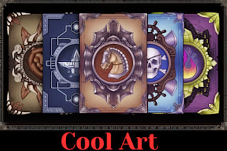 illustrate anything for cards, dnd, books, tarot, tcg or game with your budget