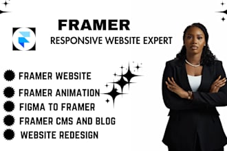 professional framer and figma designer  pixel perfect web experiences