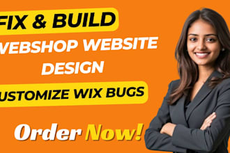 build wix webshop carrd website design duda store fix customize wix bugs