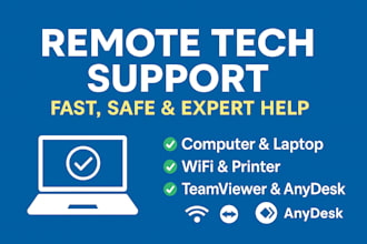 remote tech support professional