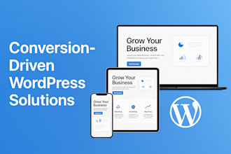 design and develop a fast and secure wordpress website