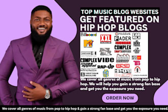 feature your music press release on your targeted music blogs artist epk design